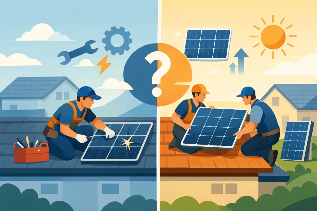 Solar Repair vs Replacement: Which Pays Off?