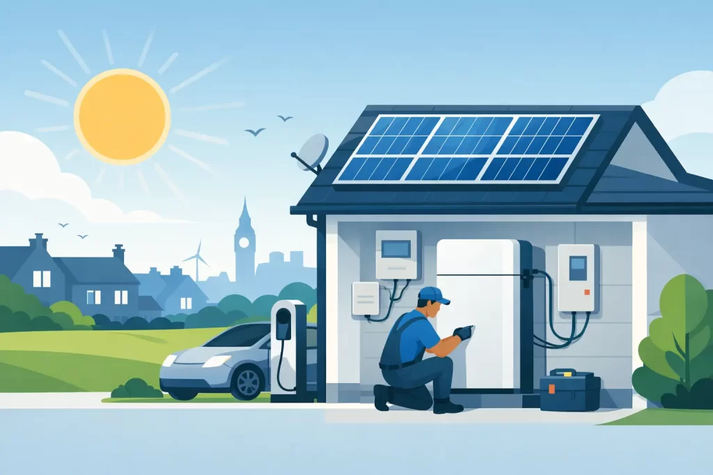 Home Battery Retrofit Guide for UK Solar Homes