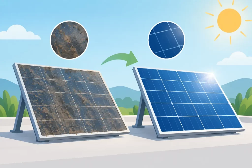 Can Dirty Panels Reduce Output From Solar PV?