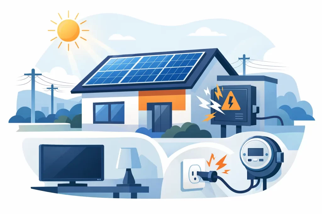 What Causes Solar Voltage Trips at Home?