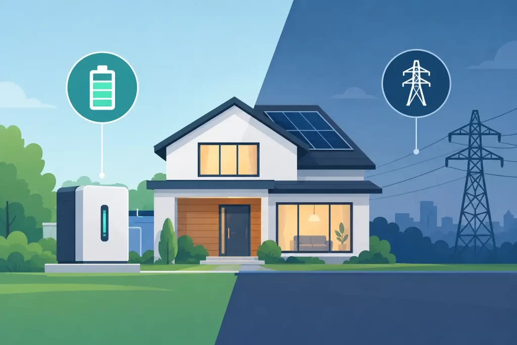 Battery Backup Versus Grid: Which Suits Your Home?